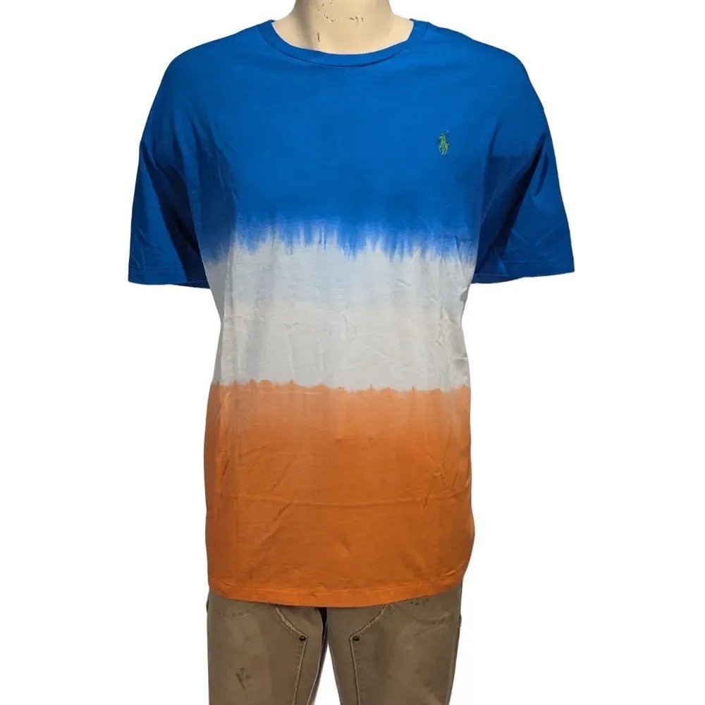 Polo Ralph Lauren Men's Dip Dye Cotton Ombre T-Shirt Sz XXL NWT $70